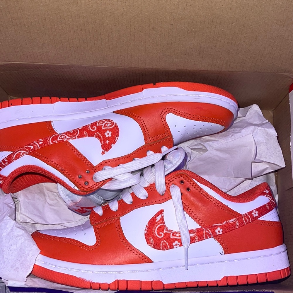 Orange Bandana dunks